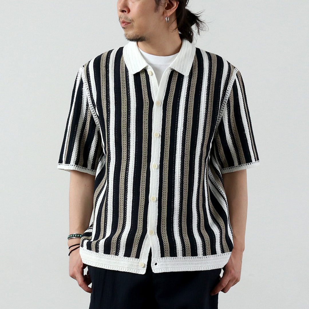 WAX LONDON / Porto Polo Rayas Crochet