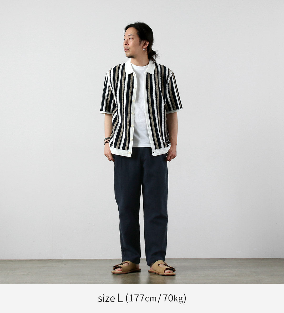 WAX LONDON / Porto Polo Rayas Crochet