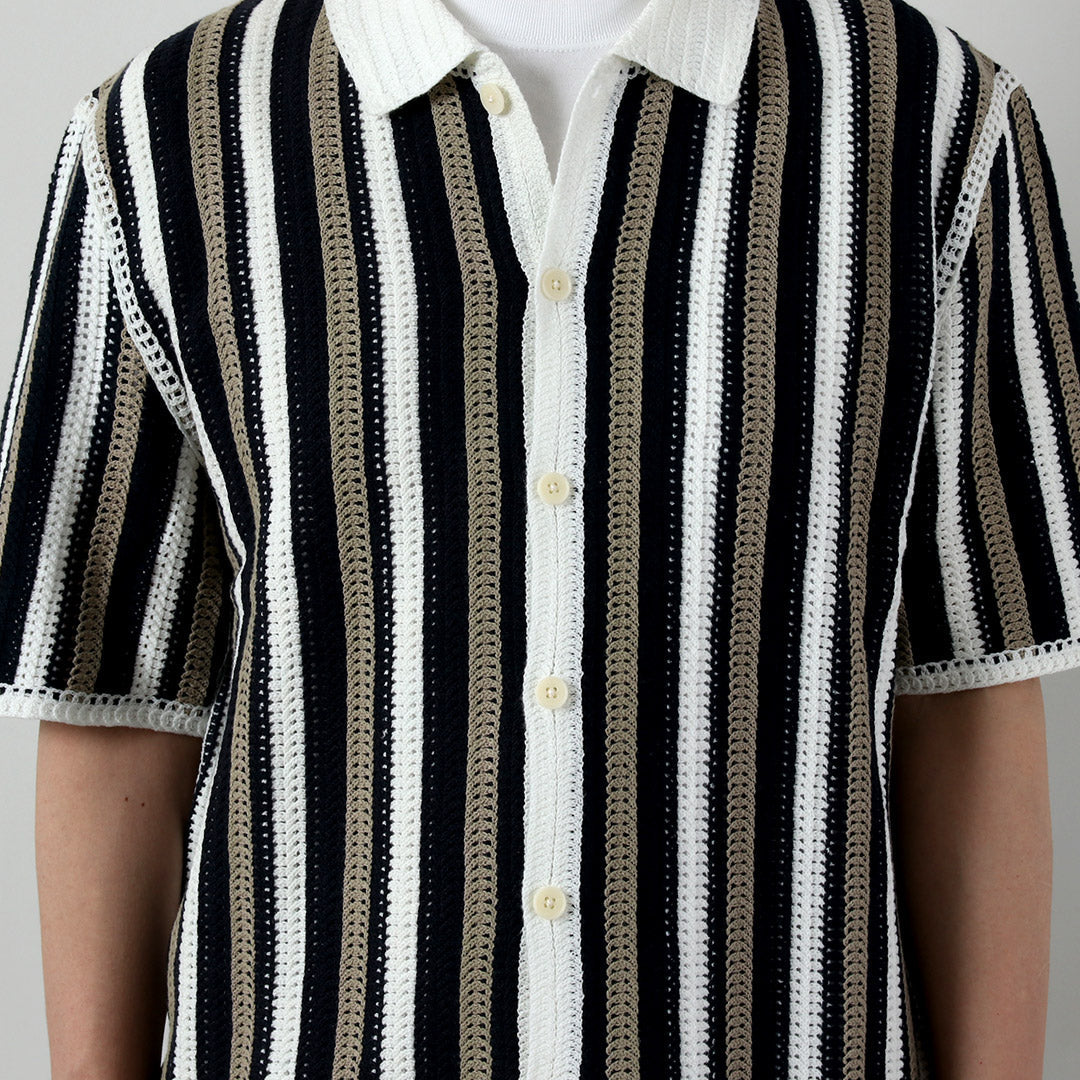 WAX LONDON / Porto Polo Rayas Crochet