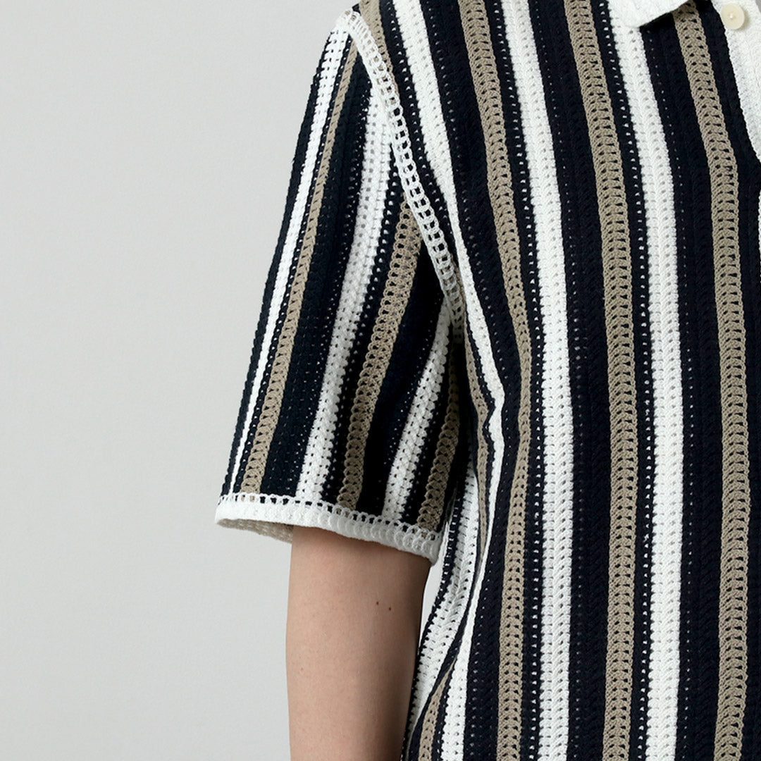 WAX LONDON / Porto Polo Rayas Crochet
