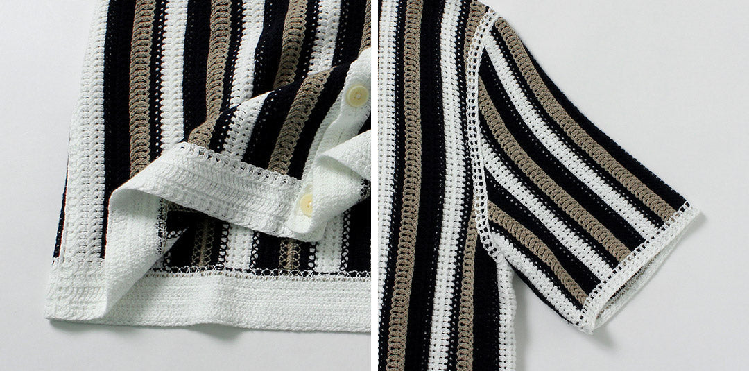 WAX LONDON / Porto Polo Rayas Crochet