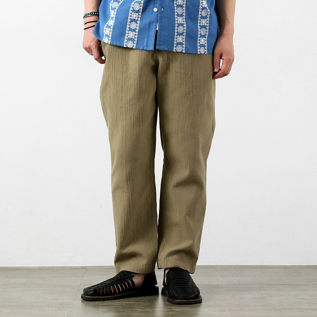 WAX LONDON / Kurt Trousers - Cotton Linen Crinkle