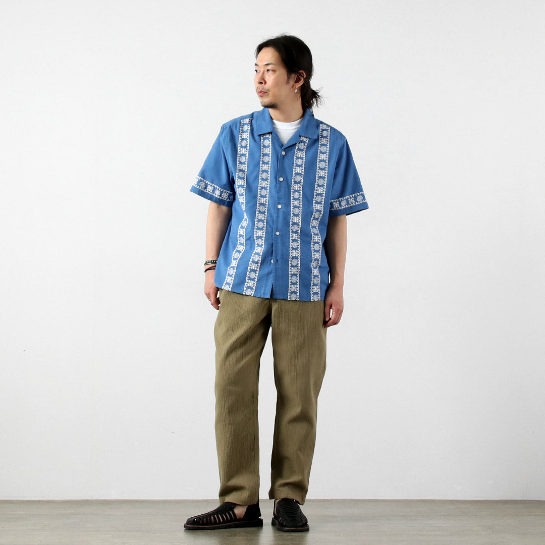 WAX LONDON / Kurt Trousers - Cotton Linen Crinkle