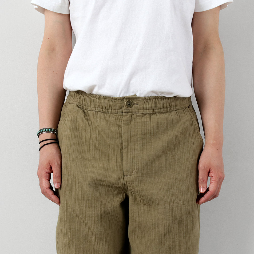 WAX LONDON / Kurt Trousers - Cotton Linen Crinkle