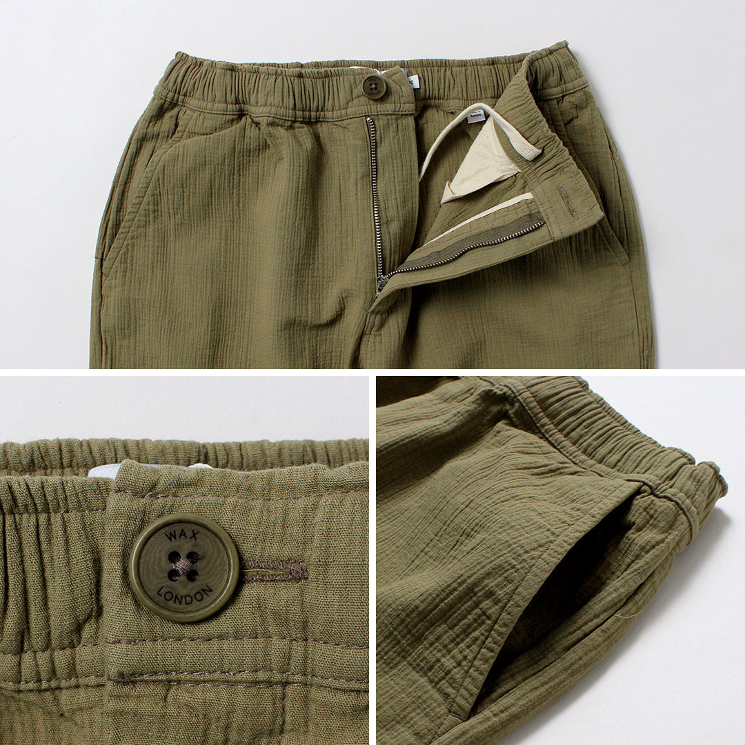 WAX LONDON / Kurt Trousers - Cotton Linen Crinkle