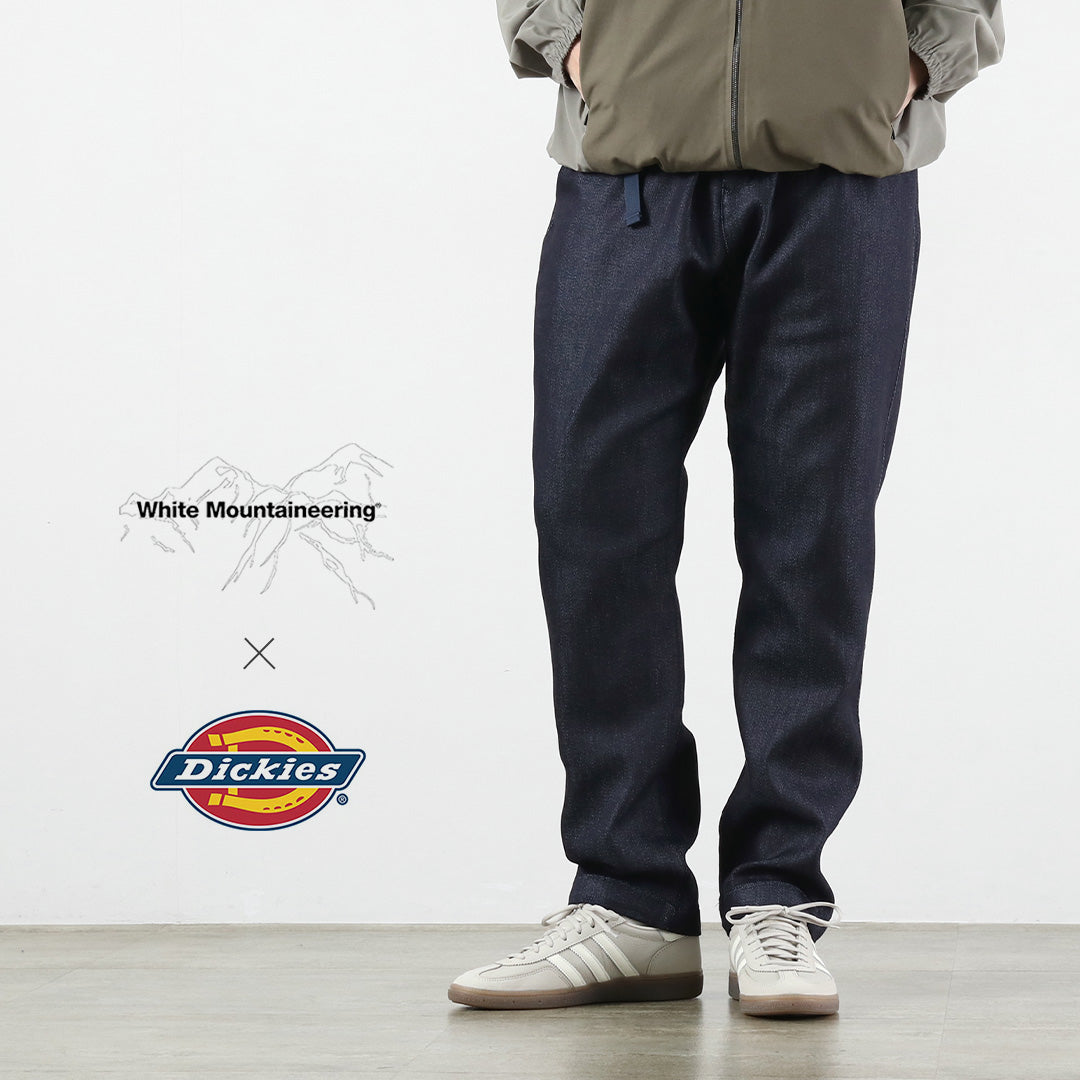 WHITE MOUNTAINEERING / 디키즈 콜라보레이션 데님 테이퍼드 팬츠 이지팬츠