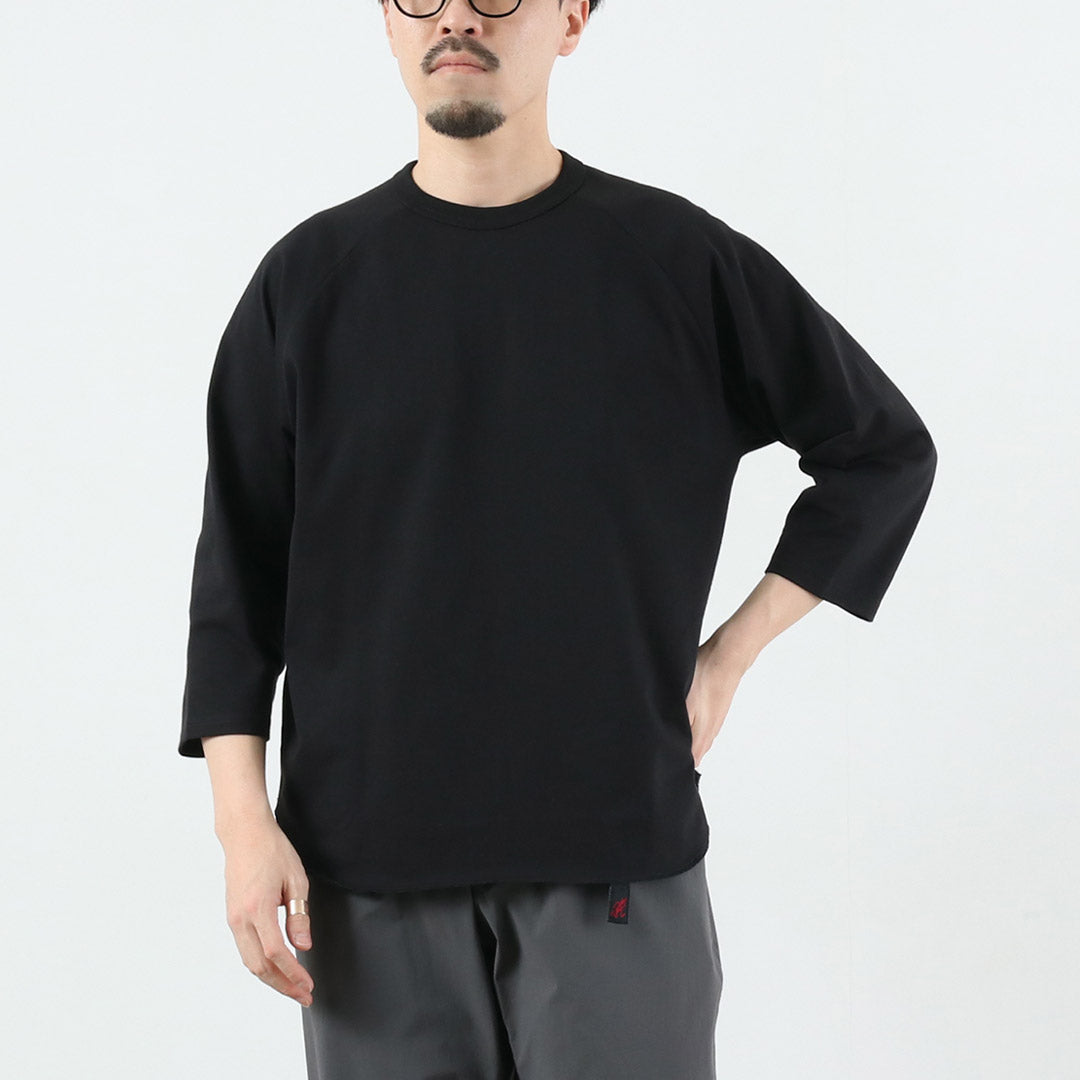 HEALTHKNIT / HEALTHKNIT × RAG 独家 3/4 袖插肩圆领 T 恤 开尾干汗布 抗菌防臭整理