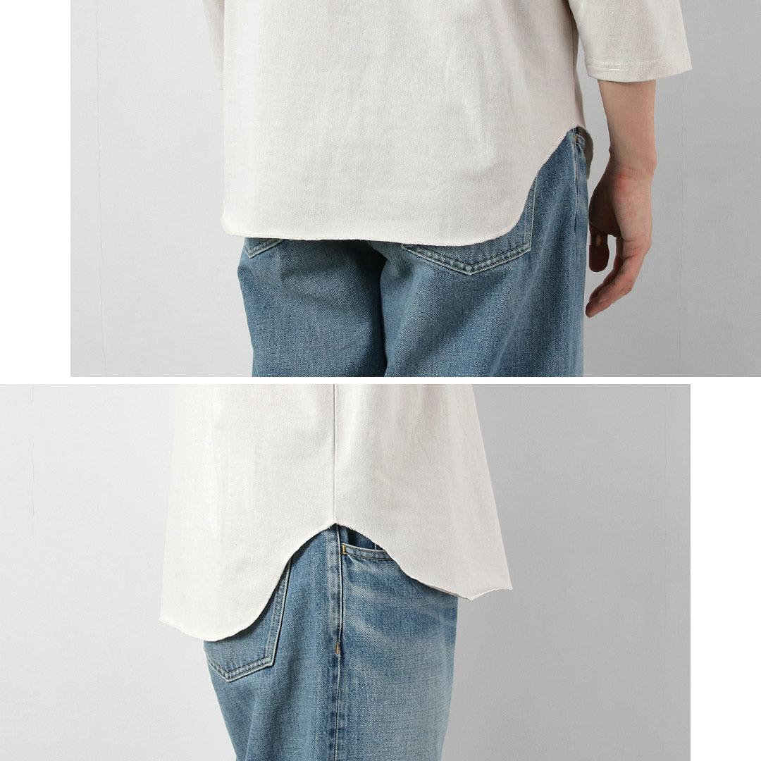 HEALTHKNIT / HEALTHKNIT × RAG 独家 3/4 袖插肩圆领 T 恤 开尾干汗布 抗菌防臭整理