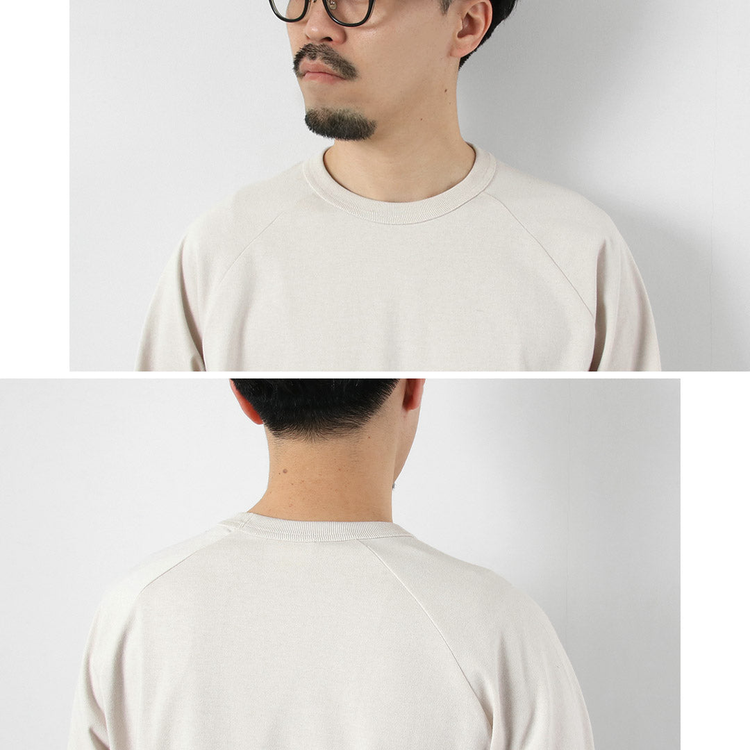 HEALTHKNIT / HEALTHKNIT × RAG 独家 3/4 袖插肩圆领 T 恤 开尾干汗布 抗菌防臭整理