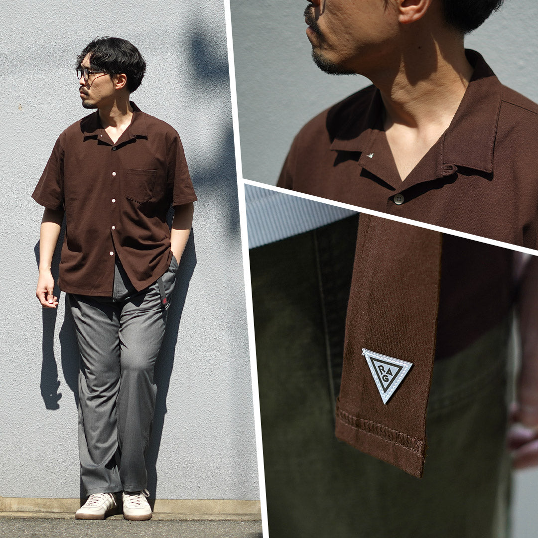 HEALTHKNIT / HEALTHKNIT × RAG 独家短袖开领衬衫 开尾干爽球衣 抗菌除臭整理
