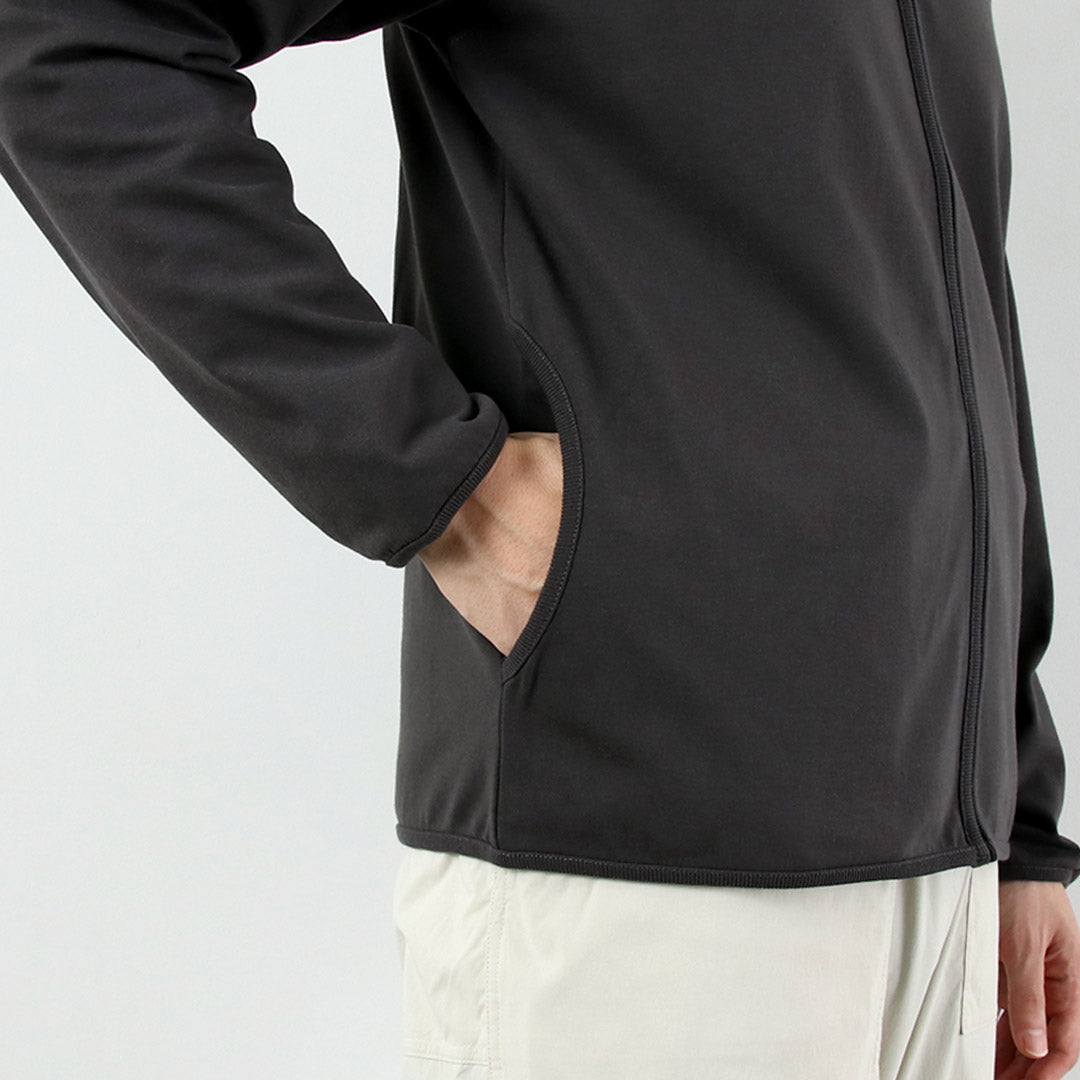 HEALTHKNIT / RAG Exclusivité Healthknit × Rag S/S Tee Sweat à capuche zippé Jersey sec à extrémités ouvertes Finition désodorisante antibactérienne