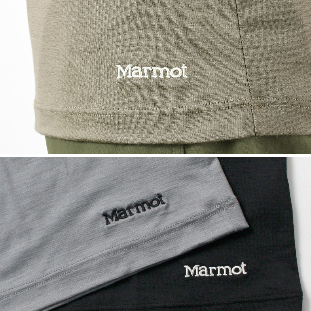MARMOT / 美利奴羊毛 T 卹