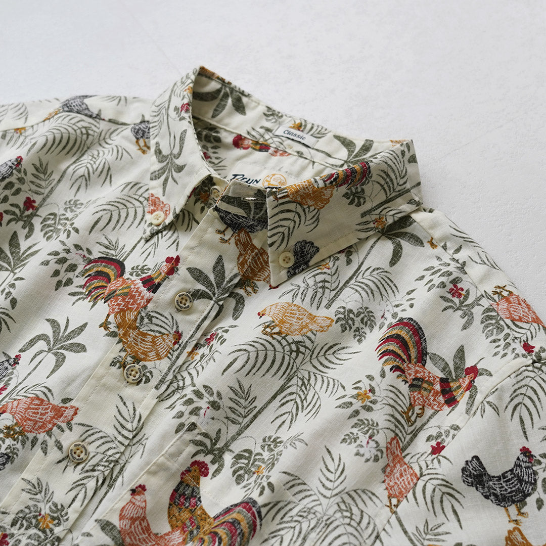 REYN SPOONER / Kauai Alarm Cluck Pullover Shirt