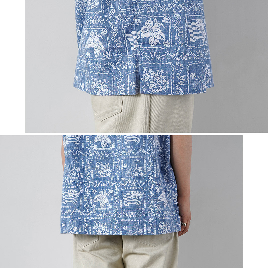 REYN SPOONER / Chemise pull marin Lahaina Chemise Aloha