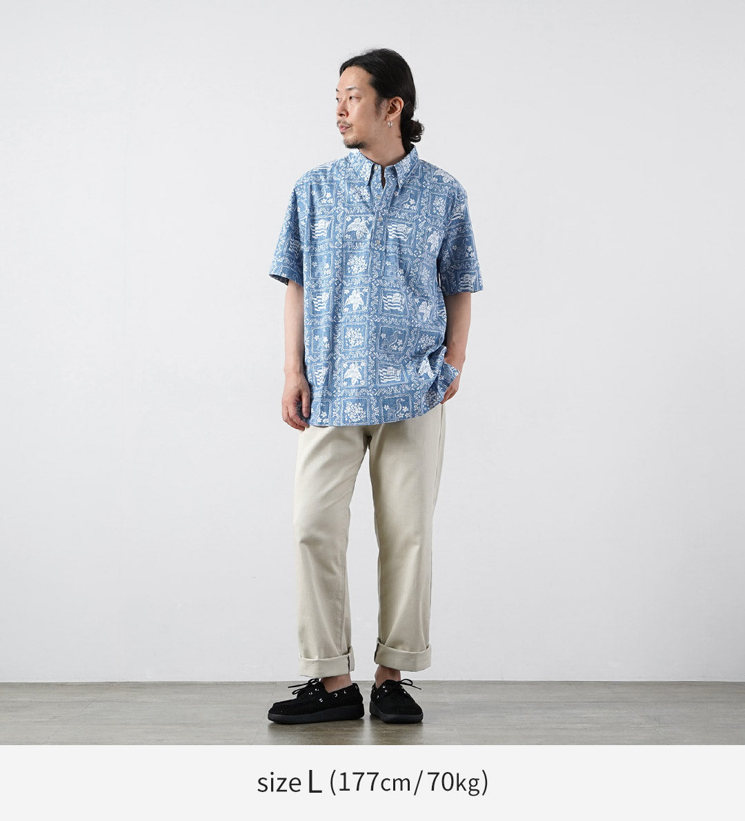 REYN SPOONER / Chemise pull marin Lahaina Chemise Aloha