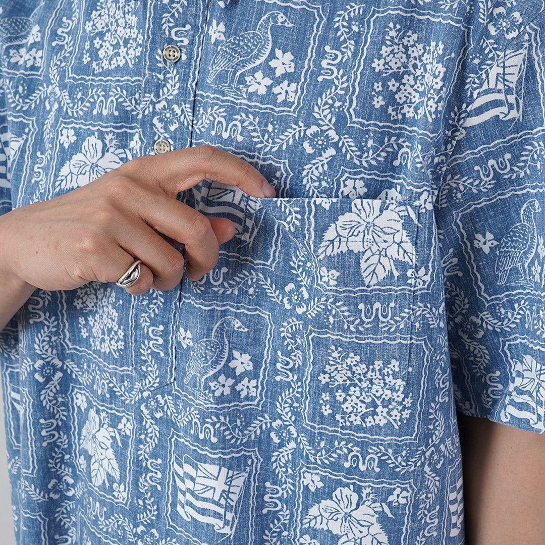 REYN SPOONER / Chemise pull marin Lahaina Chemise Aloha