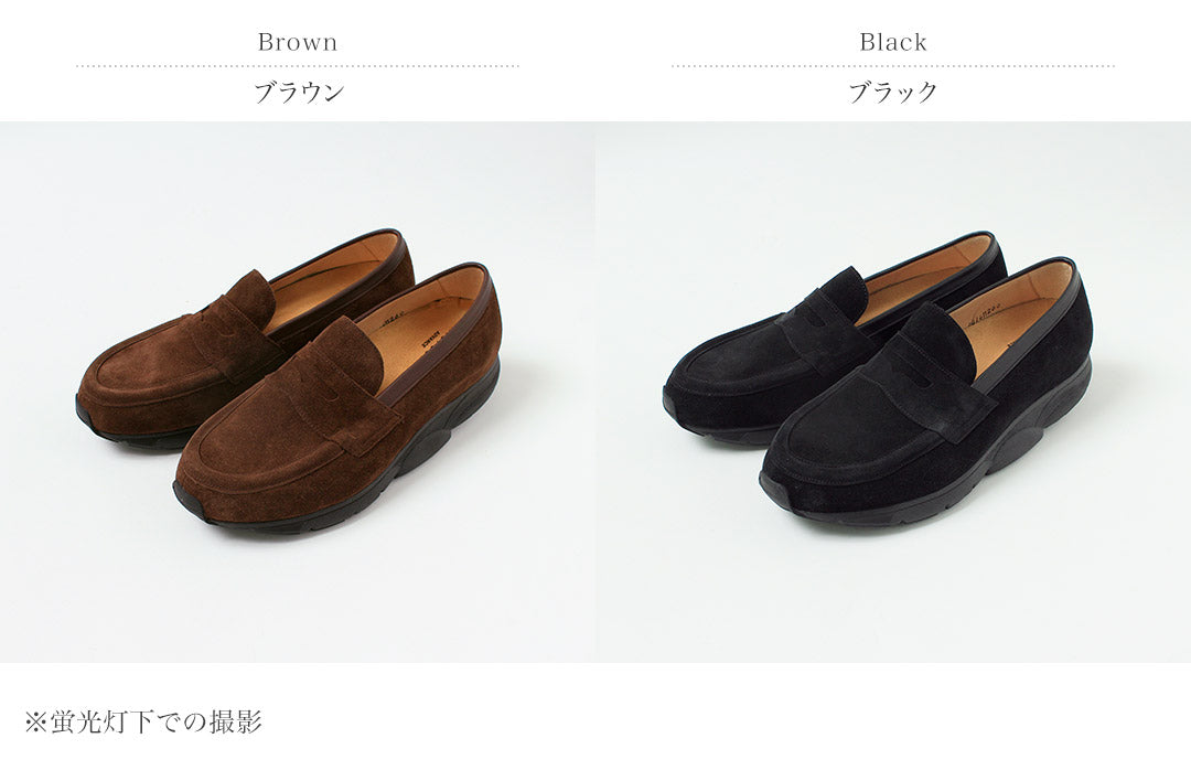 MILIEU-PIED / Mocassins en daim