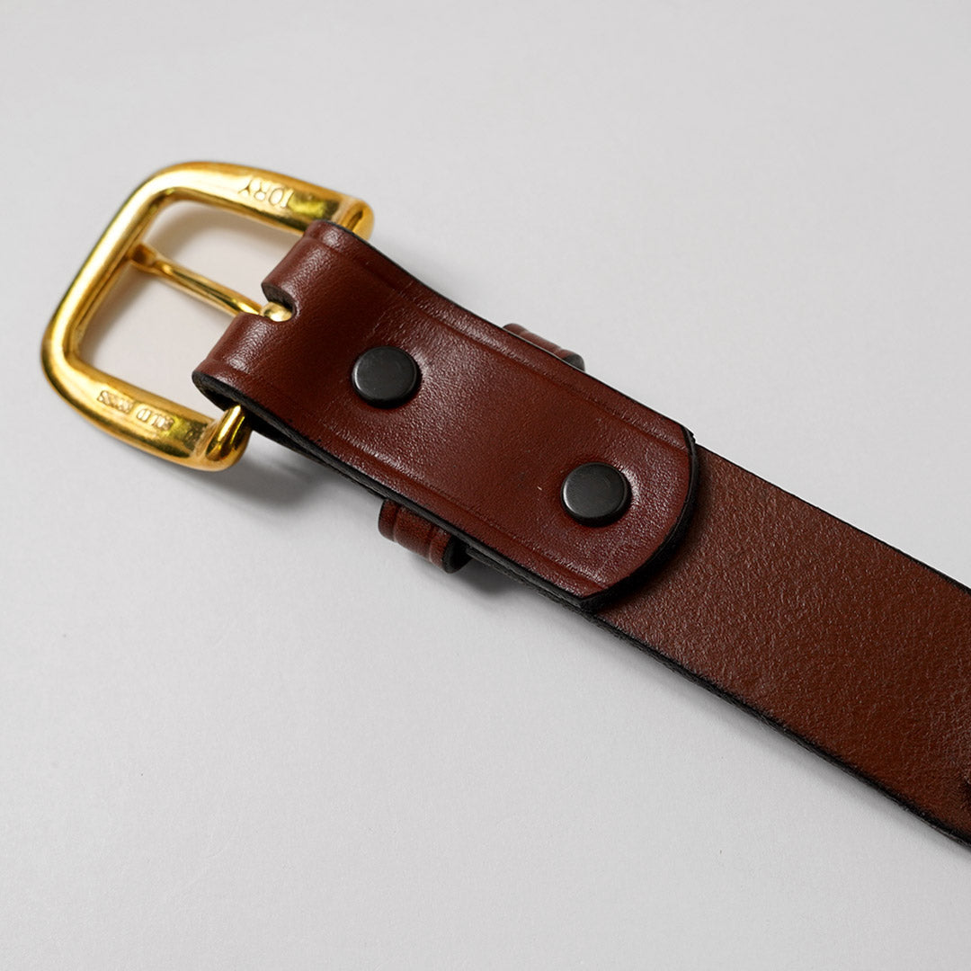 TORY LEATHER / Ceinture tressée à pointe longue