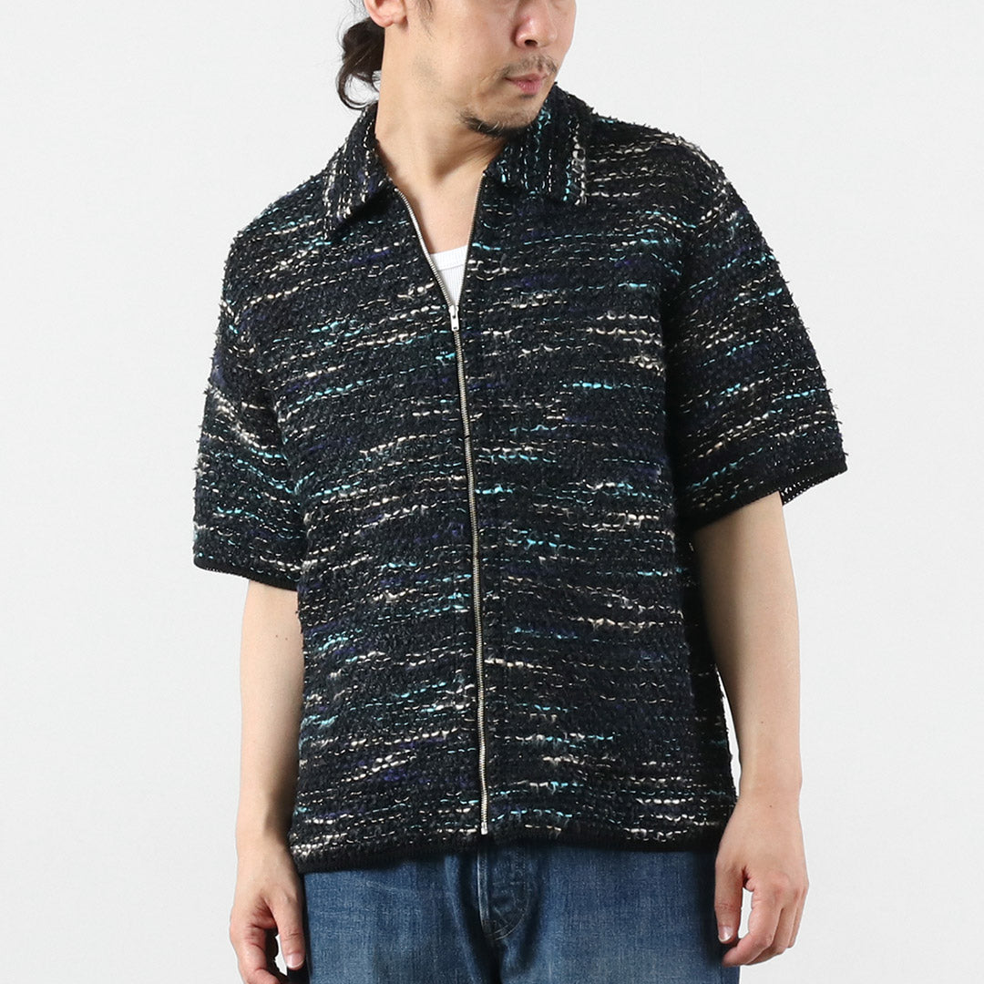 COOHEM / Chemise zippée en tweed d'été