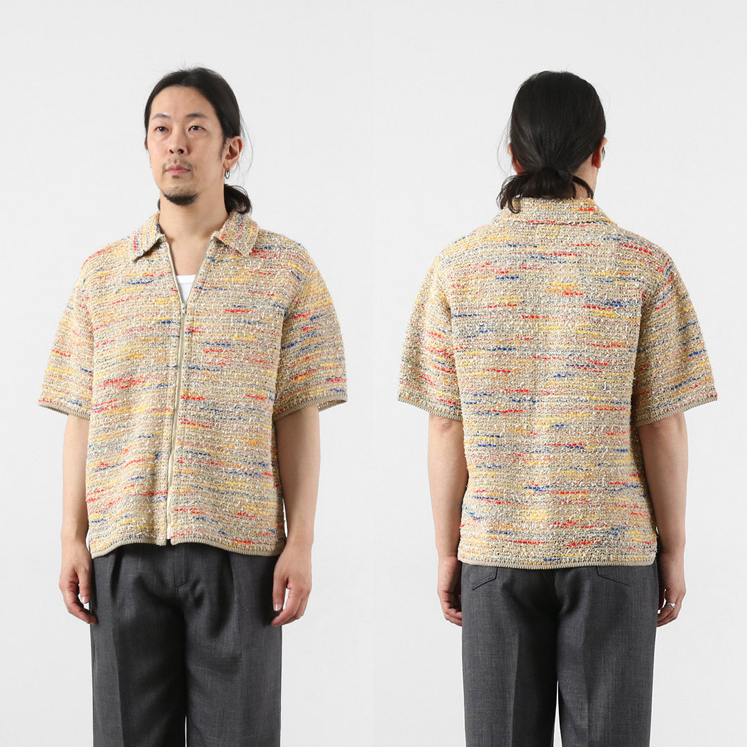 COOHEM / Chemise zippée en tweed d'été