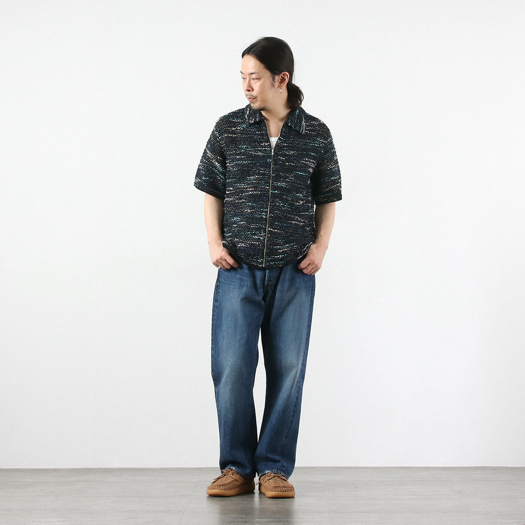 COOHEM / Chemise zippée en tweed d'été