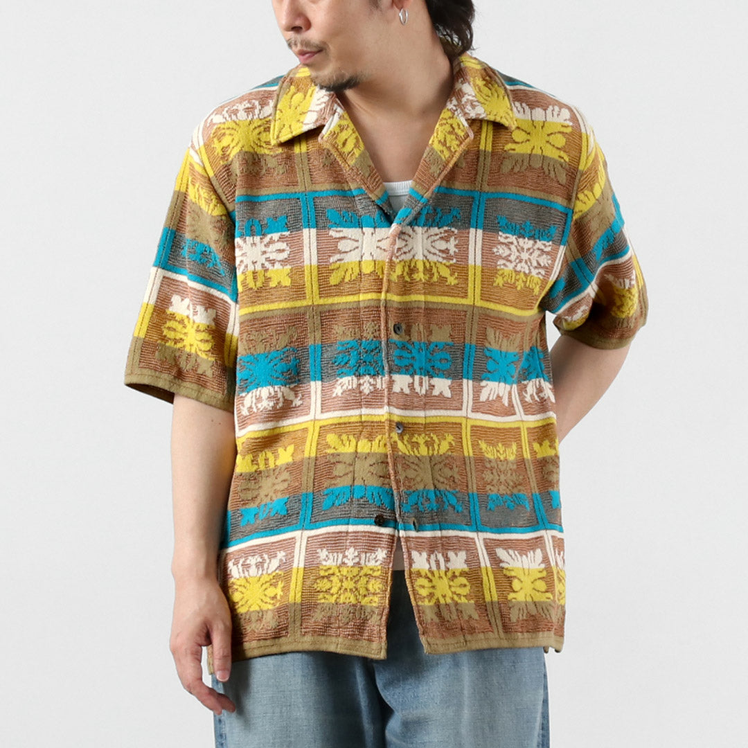 COOHEM / Camisa de punto de edredón hawaiano