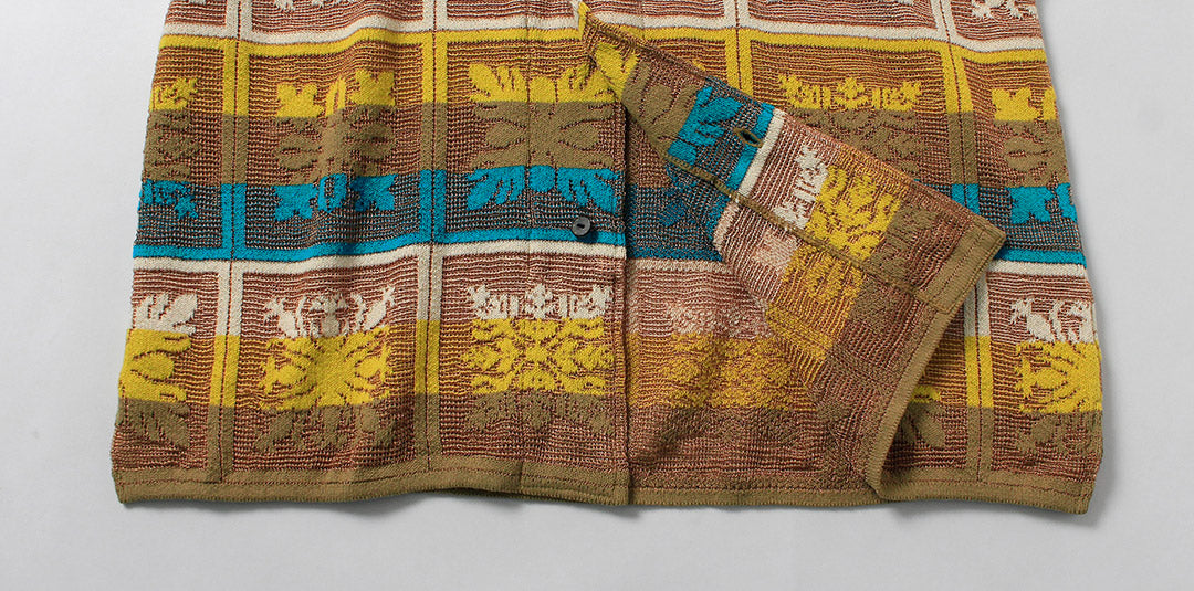 COOHEM / Camisa de punto de edredón hawaiano