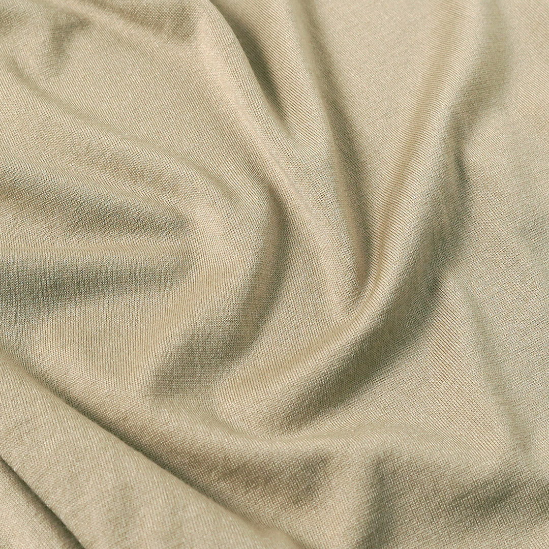 YONETOMI NEW BASIC / Wool Silk Dress T-Shirt