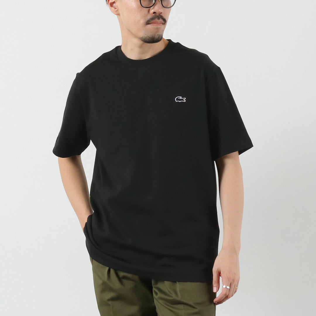LACOSTE / 輪廓鱷魚紋圓領 T 卹