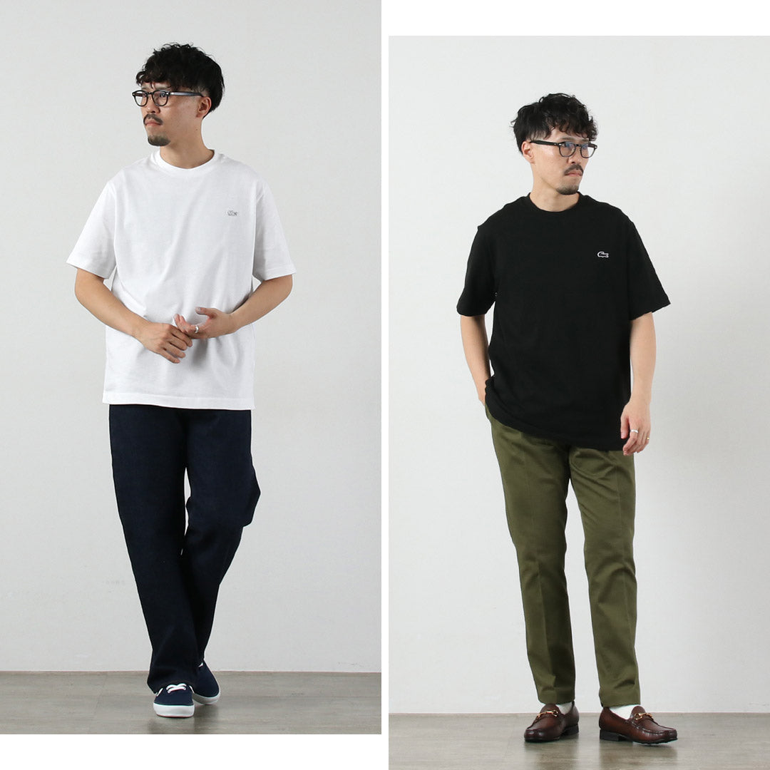 LACOSTE / 輪廓鱷魚紋圓領 T 卹