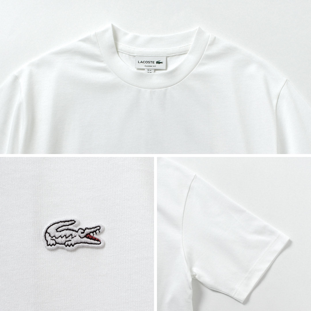 LACOSTE / 輪廓鱷魚紋圓領 T 卹