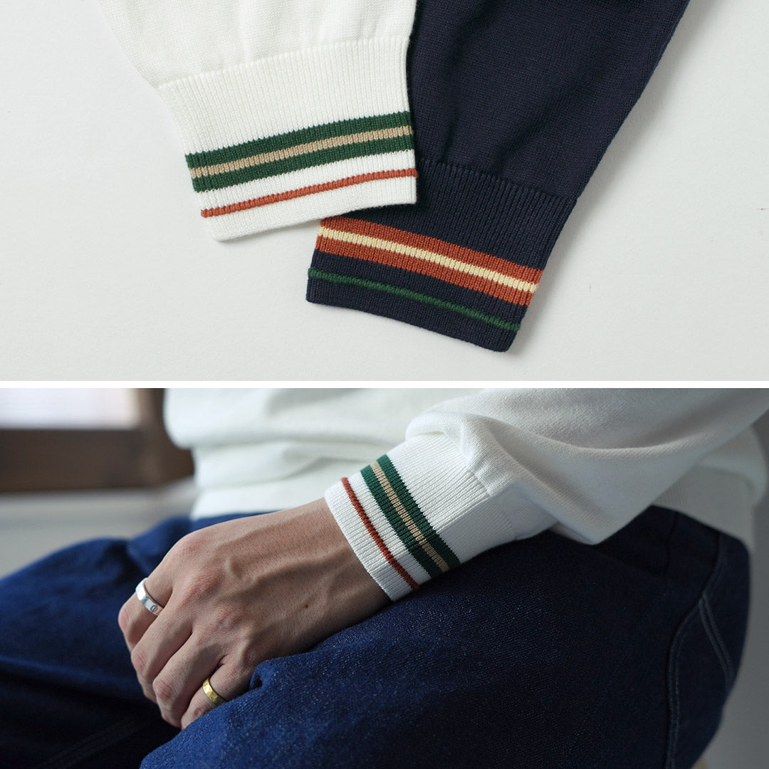 LACOSTE / 条纹棉针织