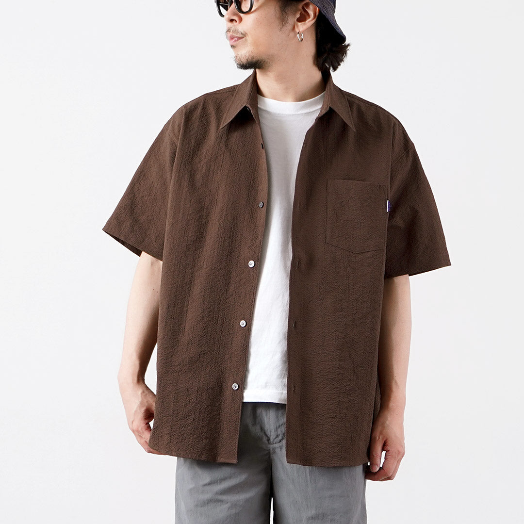THOUSAND MILE / 반팔 시어서커 셔츠