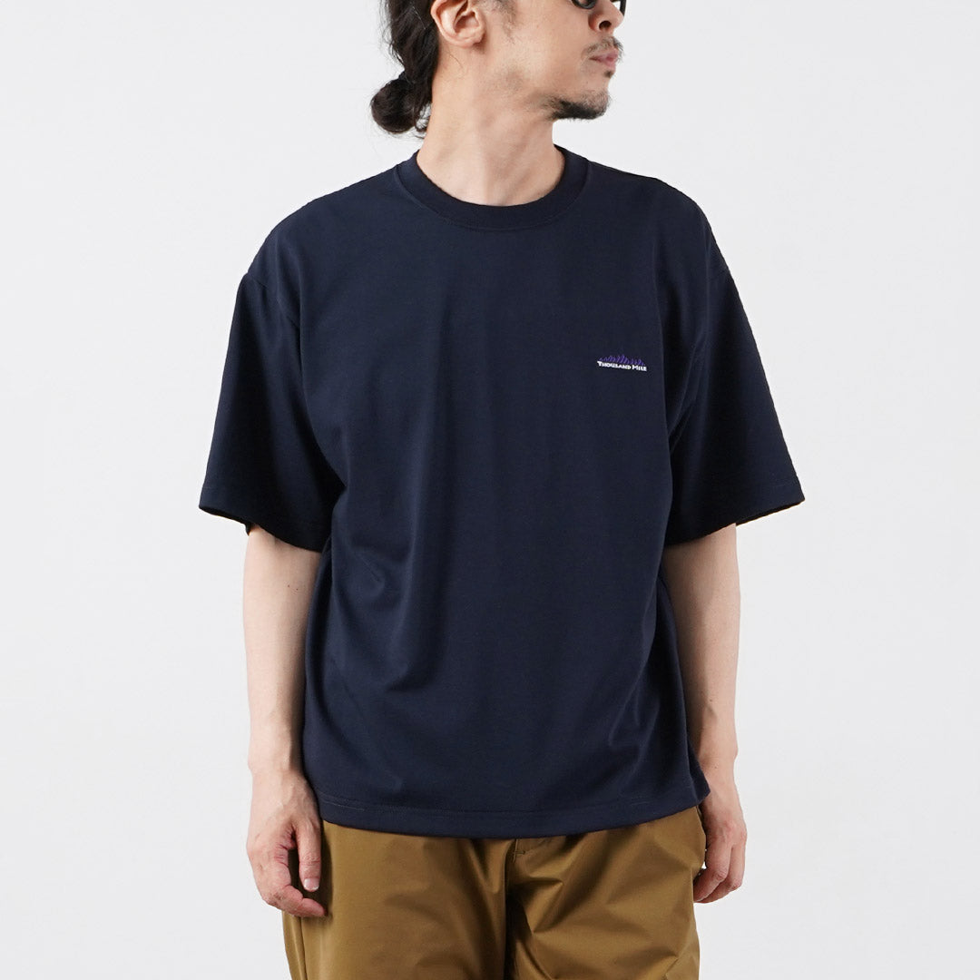 THOUSAND MILE / T/C T-shirt à manches courtes avec logo imprimé