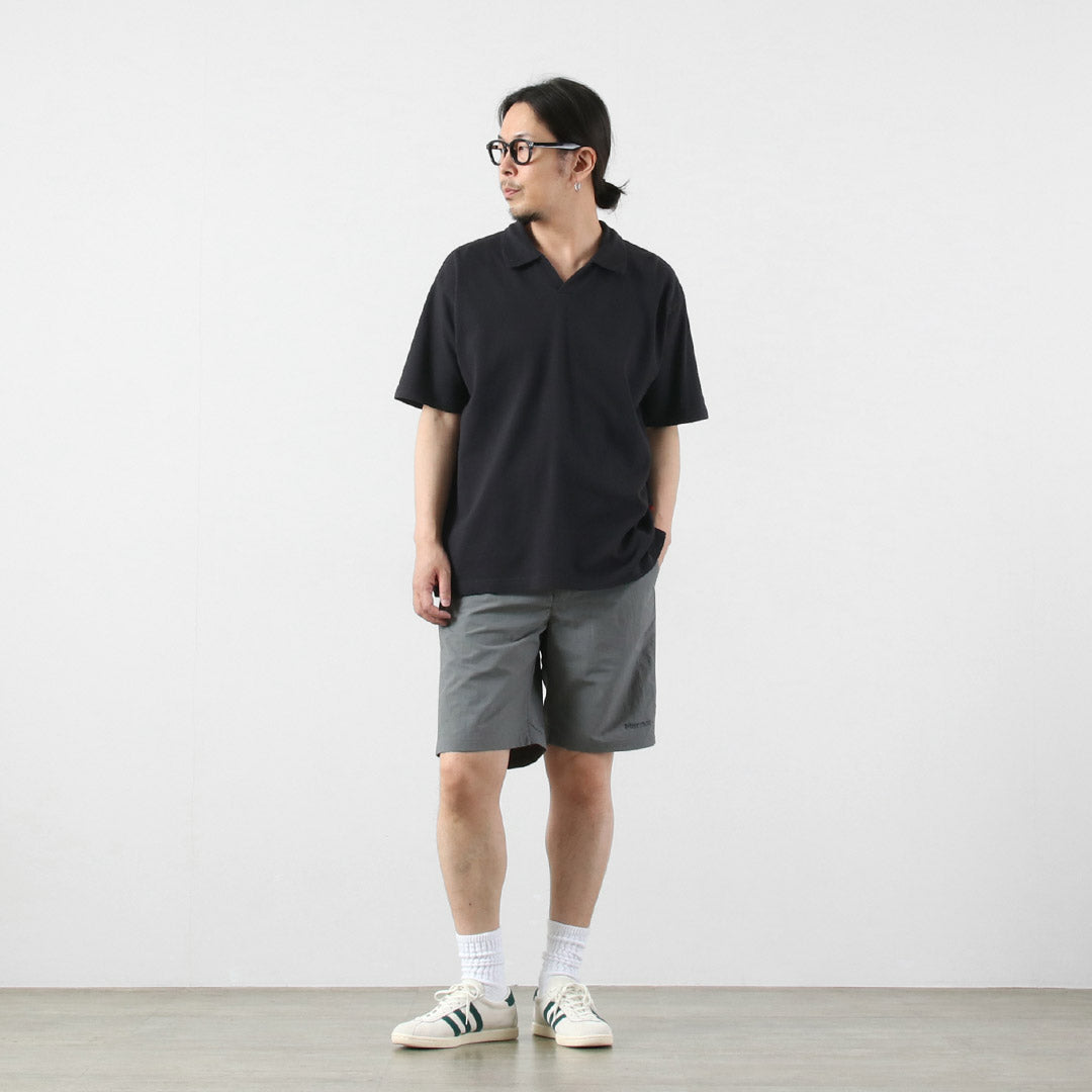 HEALTHKNIT / US Cotton Mesh Skipper Polo Shirt
