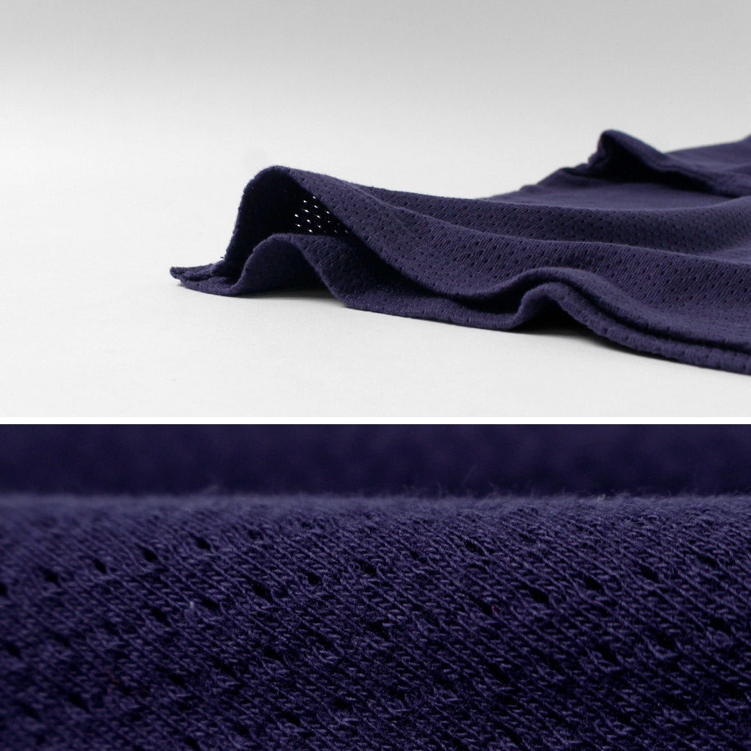 HEALTHKNIT / US Cotton Mesh Skipper Polo Shirt