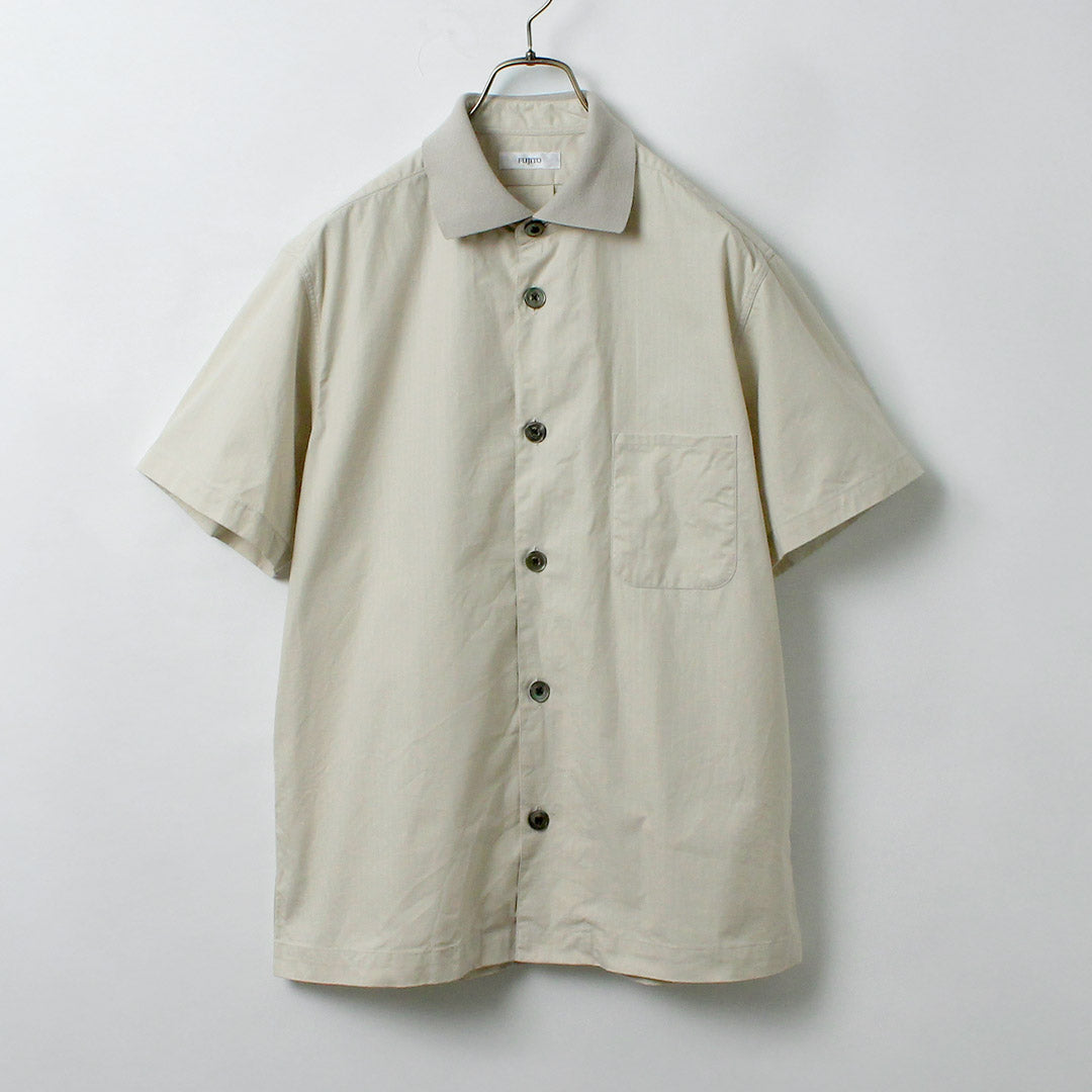FUJITO / Chemise Ripstop à col côtelé