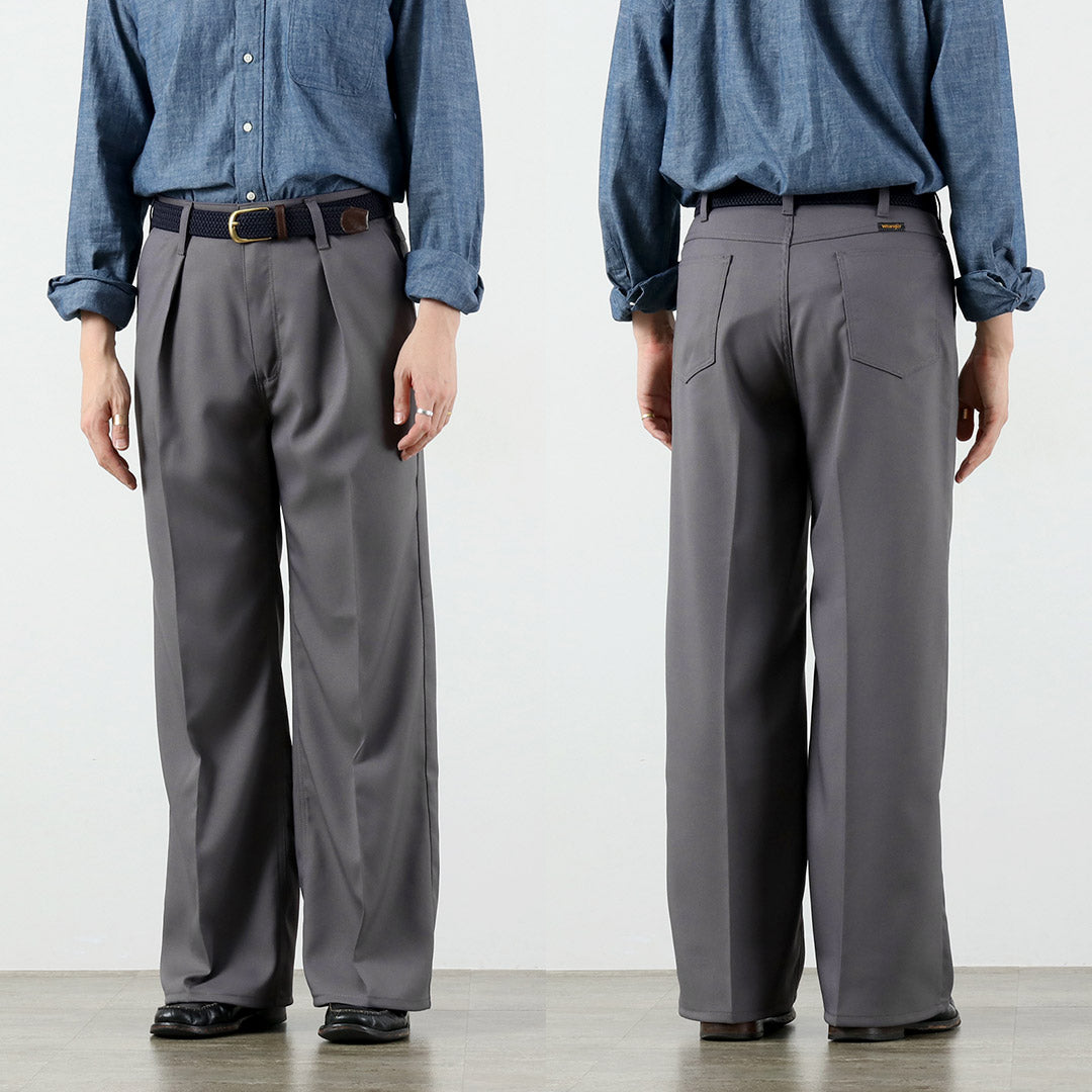 Pantalon large en sergé de polyester WRANGLER / Launcher
