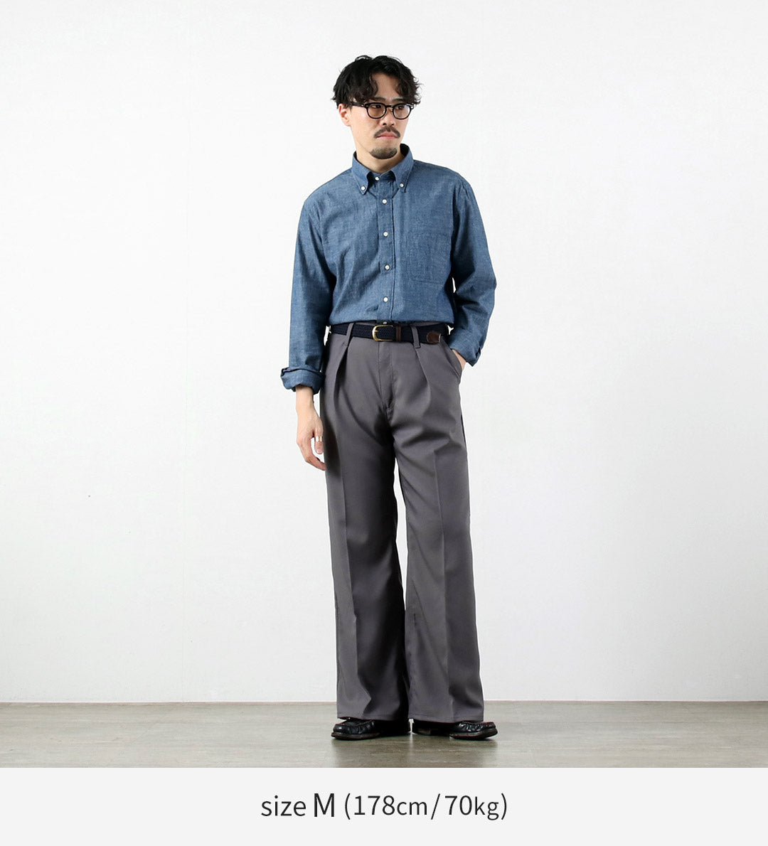 Pantalon large en sergé de polyester WRANGLER / Launcher