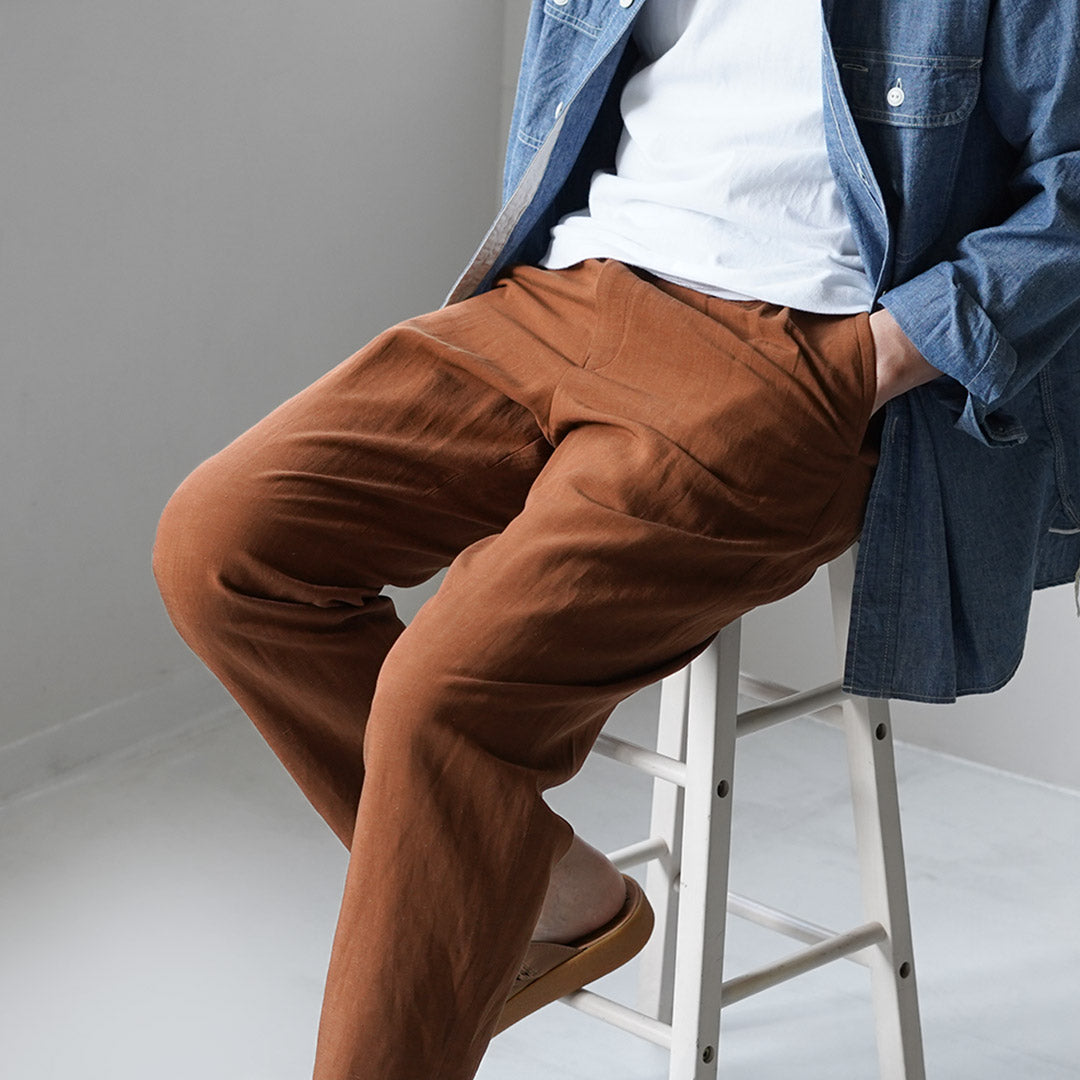 FANTASTICDAYS / Pantalon facile en rayonne de lin Breeze