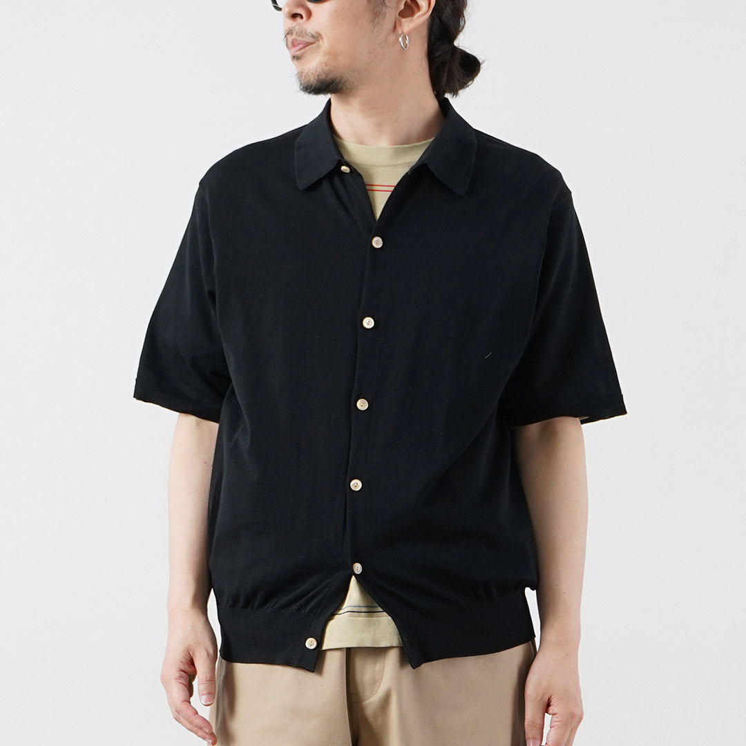 RYE TENDER / Chemise à manches courtes en tricot de coton Teton