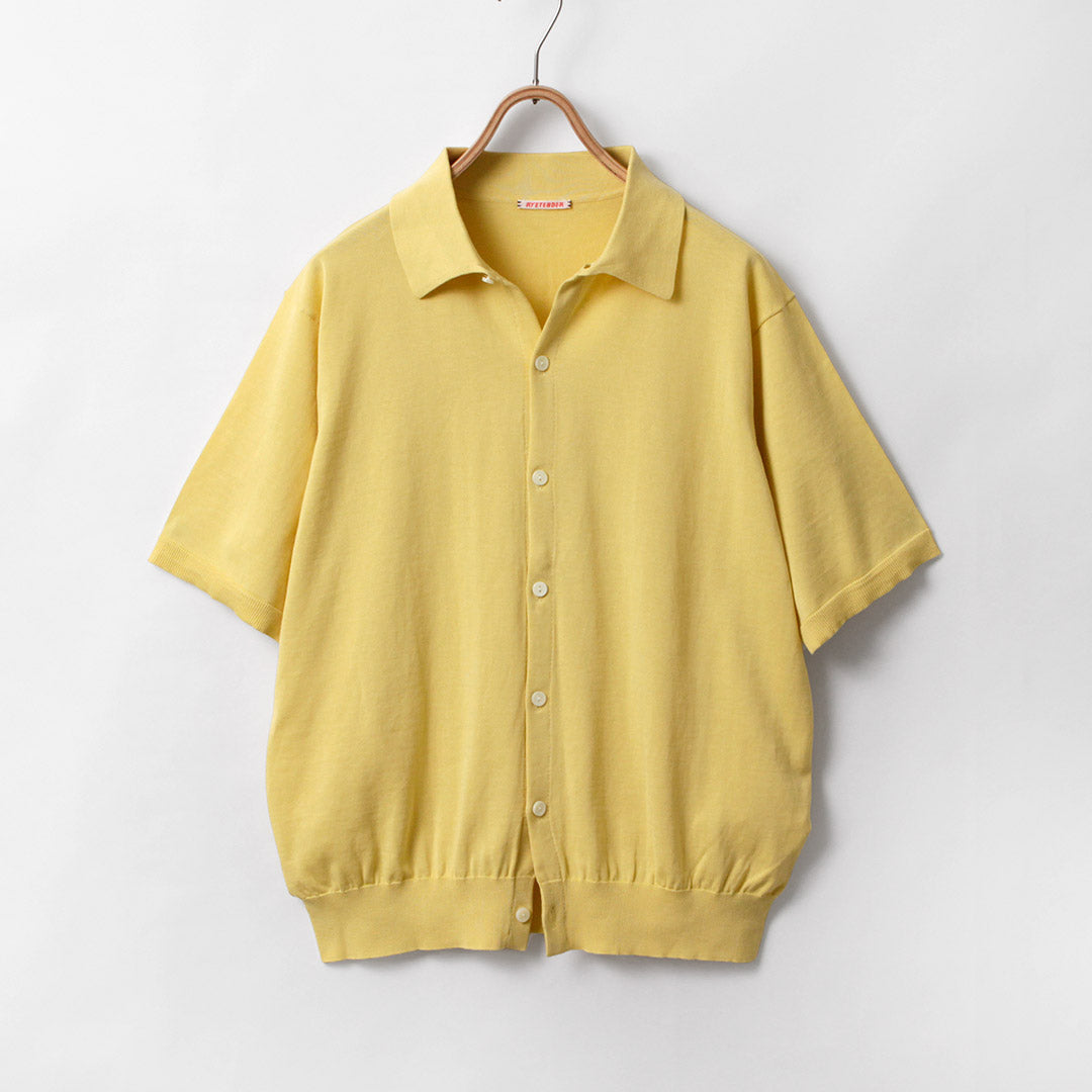RYE TENDER / Chemise à manches courtes en tricot de coton Teton