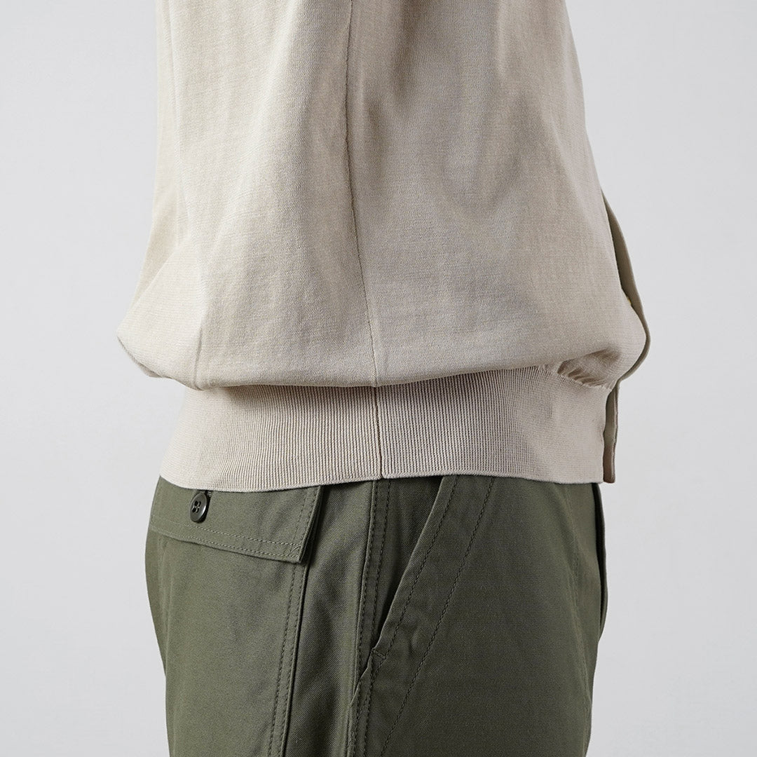 RYE TENDER / Chemise à manches courtes en tricot de coton Teton