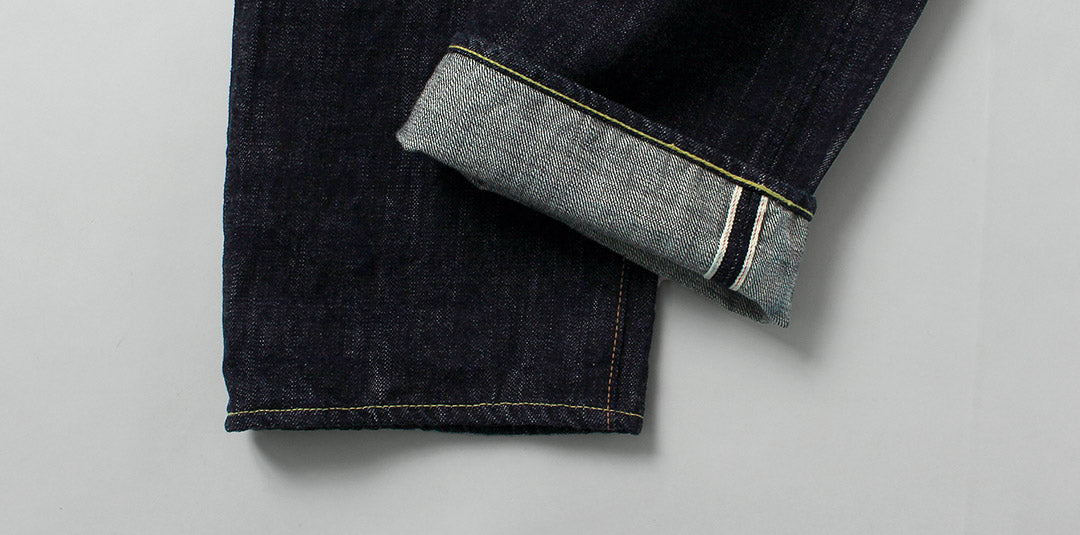FOB FACTORY / F143 布边直筒五袋牛仔布