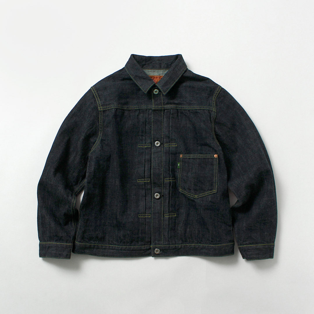 FOB FACTORY / F2460 Veste chemisier en jean modèle WWII