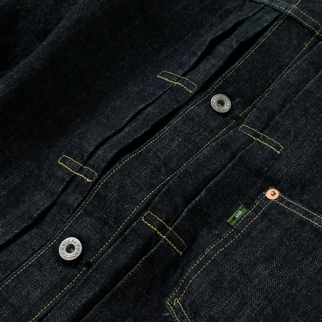 FOB FACTORY / F2460 Veste chemisier en jean modèle WWII