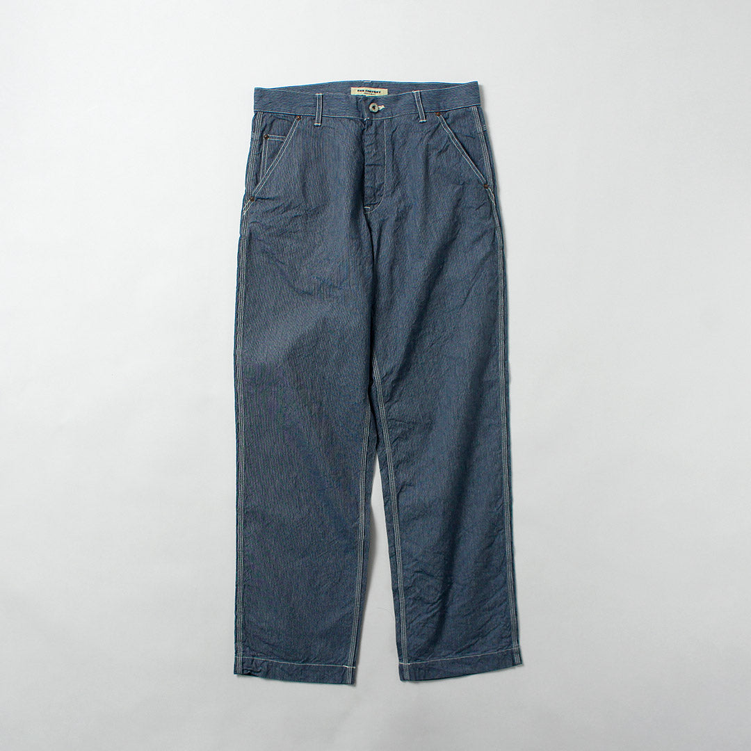FOB FACTORY / F0548 Pantalon de travail en hickory