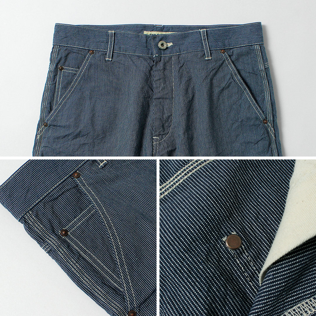 FOB FACTORY / F0548 Pantalon de travail en hickory