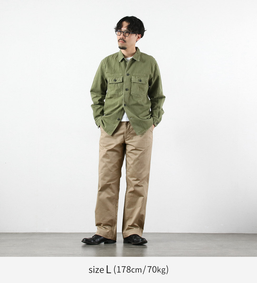 FOB FACTORY / F0546 Pantalón chino grande
