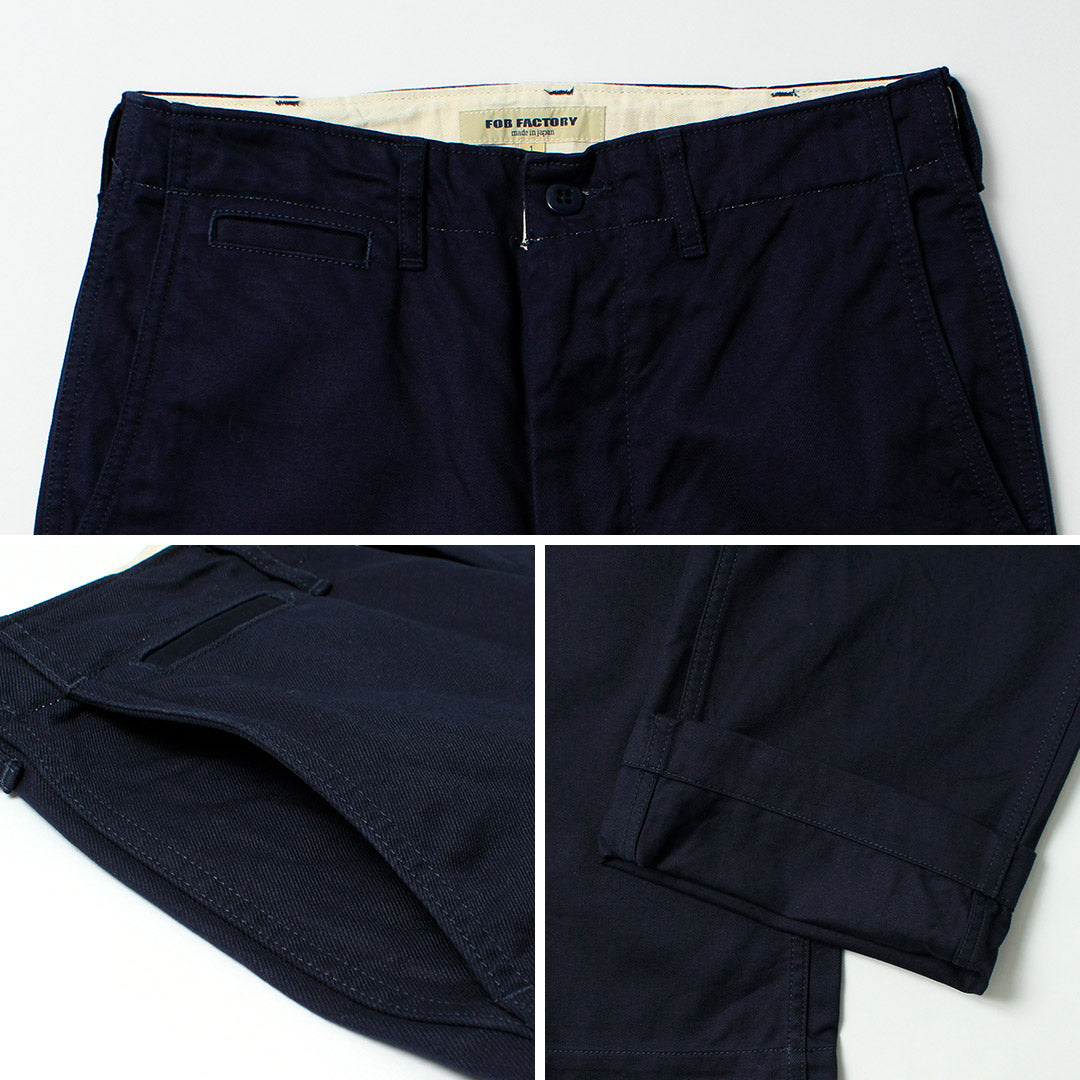 FOB FACTORY / F0546 Pantalón chino grande